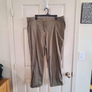 Chico's Olive Green Capris